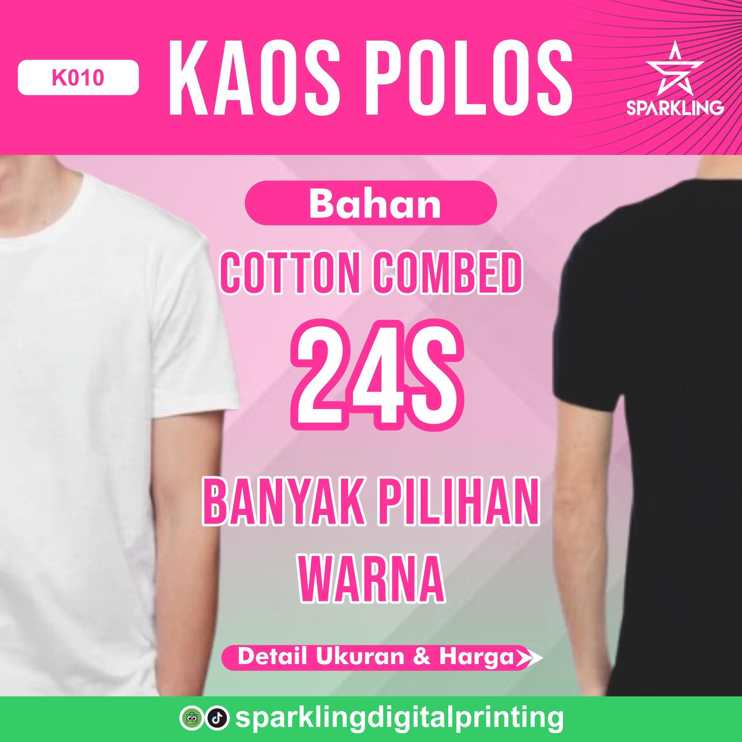 Kaos Polos Combed 24s: info produk 2