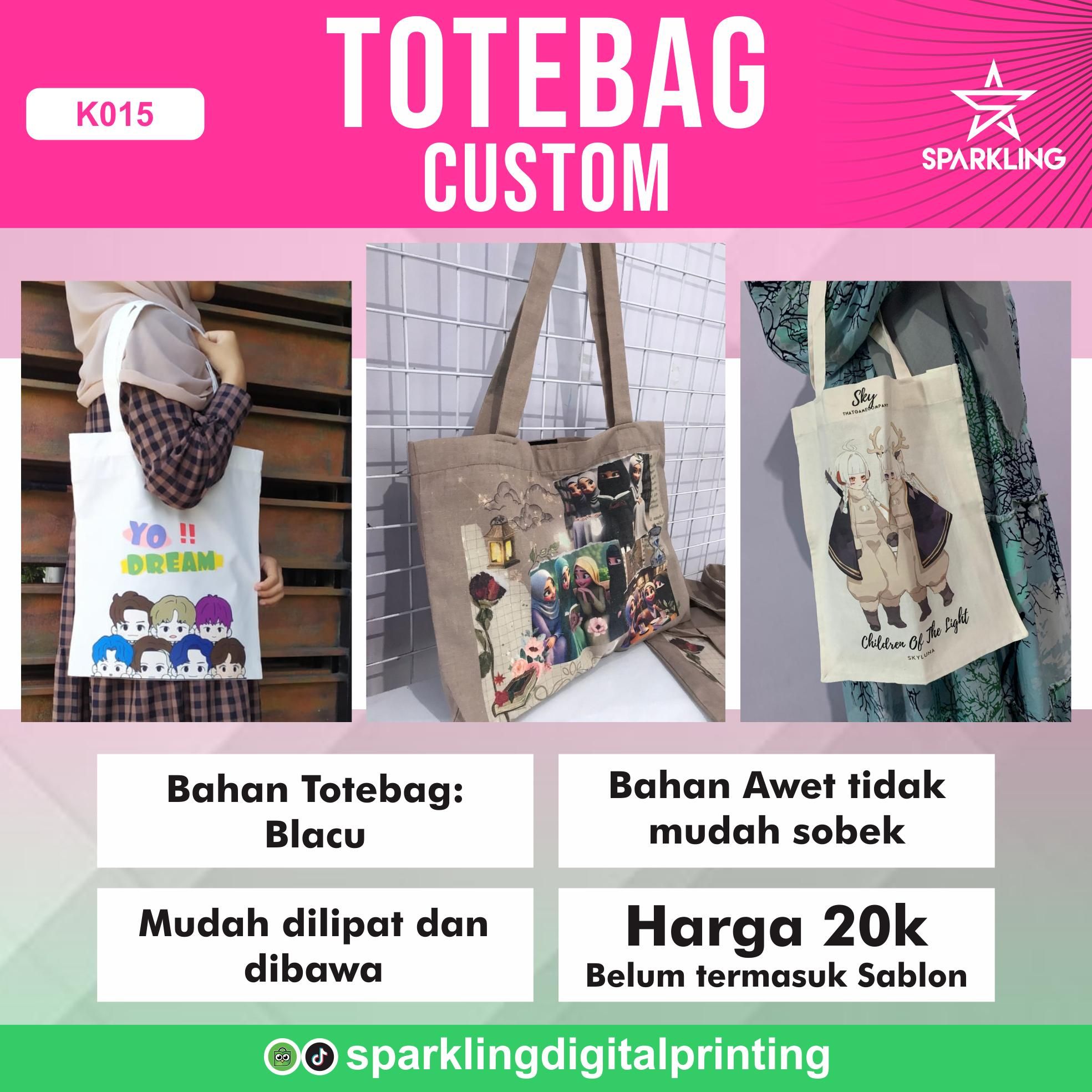 Totebag Sablon Custom: info produk 2
