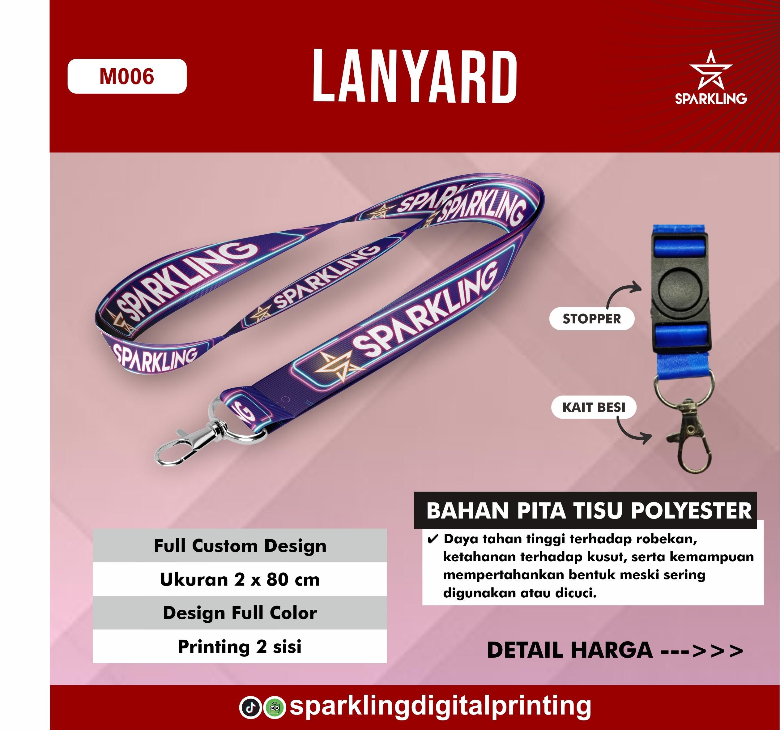 Lanyard Printing Sublim: info produk 2